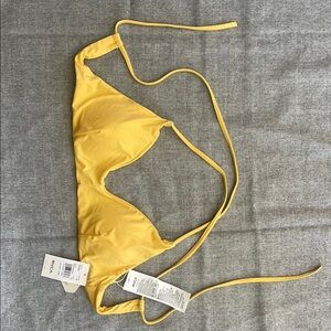 RVCA Yellow Bikini Top